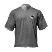 Summer High Quality Cotton Solid Color V-neck T Shirt Gym Bodybuilding Fitness Casual Classic Men's Sport Oversized Clothing - details 11