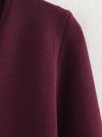 Autumn Women Asymmetrical Knit Cardigan Long Sleeve V Neck With Button Slim Knitwear Chic Lady Outfits - details 7