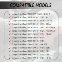 Perilla de cambio de marchas Manual para coche, accesorio de 5 velocidades, color negro, compatible con FIAT PUNTO 188, 04, 09 - details 1