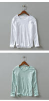 Camisetas para hombre Camiseta de algodón con cuello redondo para hombre - details 3