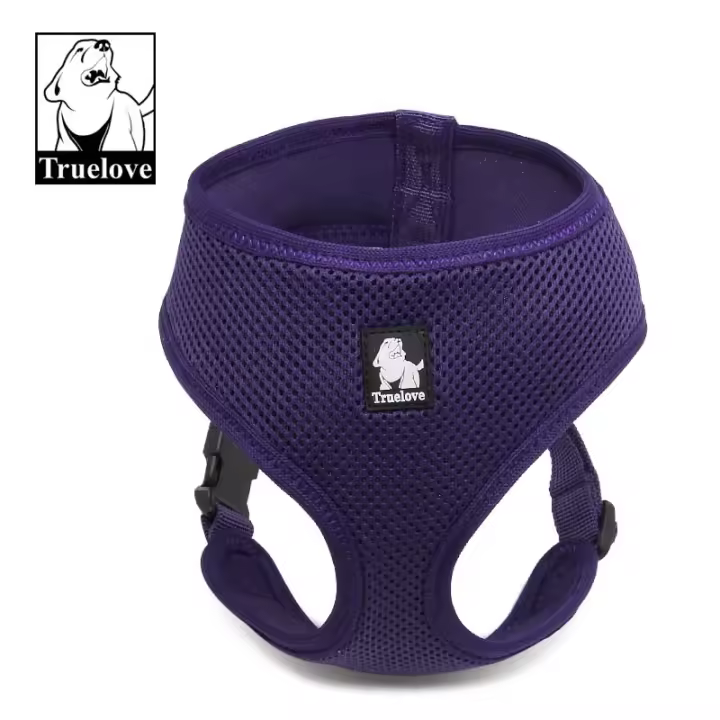 Truelove-arnés de malla transpirable para perro, correa de nailon, chaleco suave para caminar, Collar para perros pequeños y medianos, TLH1911 - 1