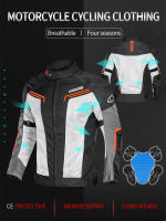 LYSCHY Chaqueta de Moto para Hombre Ropa Transpirable de Malla de Verano Moto Motocicleta Motocross Chaqueta de Carreras Reflectante Protector CE/EVA Ropa Anticaída - details 0