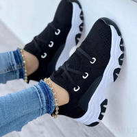 New White Sneakers Women Solid Color Shoes Woman Casual Shoes Mesh Breathable Platform Sneakers Ladies Sport Shoes Running - details 2