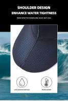 Capucha de neopreno de 3/5MM Unisex, gorro de natación profesional antideslizante, protección contra el frío, traje de neopreno, cubierta para la cabeza, gorro de buceo - details 4