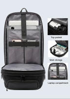 Mochila De Negocios impermeable para hombre, 2023 pulgadas, para ordenador portátil, 15,6 - details 12