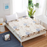 Sábana bajera de algodón estampada, sábanas para cama de cuatro esquinas con banda elástica (sin fundas de almohada), 1 ud. - details 55