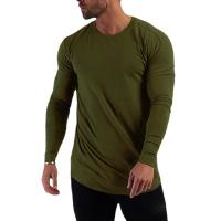Autumn New Cotton Long Sleeve T-shirts Men Slim Fit O-Neck Sports T Shirts Spring Casual Fitness Mens Tee Shirts Gym Clothing - details 9