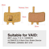 Pastillas de Freno de Bicicleta SUNTNUR de Cerámica/Resina Para AVID BB7 JUICY 3 5 7 Par de Dos - details 0