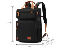 Mochila de Laptop para Hombres Casual 2023 Resistente al Agua y Antirrobo en Tela Oxford Mochila de Viaje para Negocios con Capacidad para Computadora de 15.6 Pulgadas - details 1