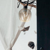 Pantalla de Cristal de coñac, reemplazo de cubierta de pantalla de lámpara decorativa para luces colgantes simples, accesorio de pantalla de lámpara, anillo fijo - details 5