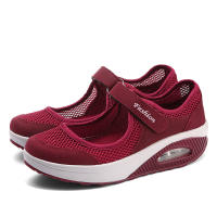 Spring Red Women Platform Sandals Woman Vulcanize Shoes Casual Sneakers Female Soft Flat for Lady Lightweight Breathable - details 12