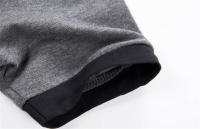 CASUMANL EU SIZE Summer Mens T-Shirts Fashion 2023 Slim Short Sleeve Patchwork V Neck Cotton Black T Shirt Men Button Tops - details 13