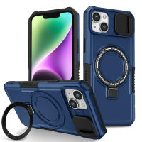 KEYSION-funda con anillo para teléfono móvil, cubierta protectora deslizante para cámara, compatible con iPhone 15 Pro Max 15 Plus, 14 Pro Max - details 9