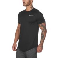 Camiseta de Compresión para Hombres Manga Corta, Patrón Gráfico, Material de Poliéster para Primavera/Verano, Entrenamiento Profesional Fitness Transpirable - details 2