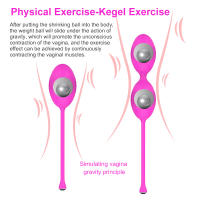 1 Juego de vibrador inteligente de silicona seguro Kegel Ball Ben Wa Ball Vagina apretar máquina de ejercicio juguete sexual para mujeres Kegel pesas bola - details 7