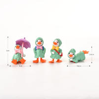 Figuras DIY, manualidades, juguetes, miniaturas, modelo bonito, adorno de pato, Mini decoración de paisaje de resina para decoración del hogar, suministros, regalos - details 8