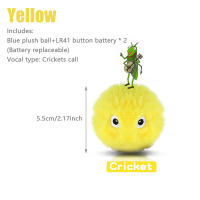Pelota interactiva para Gato elegante, juguete de entrenamiento eléctrico con hierba gatera de felpa, producto para mascotas con sonido táctil, 1 ud. - details 6