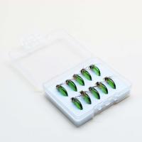 5 uds/10 Uds pesca moscas húmedas cabeza de cuentas de latón biónicos Ninfa Scud mosca insecto gusano insecto artificial pesca con mosca cebo salmón trucha BassFishing gancho señuelo de pesca con mosca - details 5