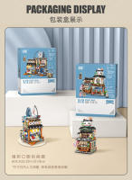 Loz Architecture Street Shop Izakaya Moc Building Blocks Store Japanese Street Scene Puzzle Gift Toy for Adults or Children - details 8