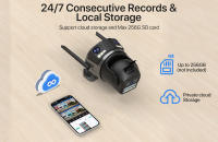 Cámara de Seguridad HD 12MP ICSEE Visión Nocturna Seguimiento Automático Apróximate Impermeable - details 9