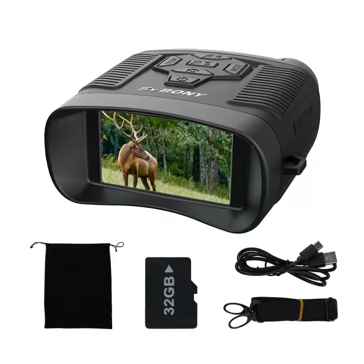 Svbony SA206 Visión Nocturna 4K Prismáticos Zoom Digital 8X Batería de 5000mAh - 1