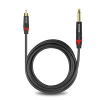 Cable de Audio DREMAKE TS a RCA de 6,35mm, 1/4 pulgadas, macho a RCA hembra (macho), Cables para guitarra eléctrica, electrónica o batería, chapado en oro - details 2
