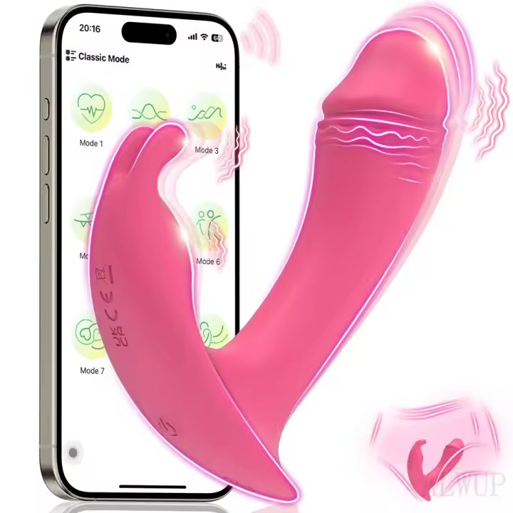 Vibrador de conejo vaginal con Control por aplicación para mujer, bragas portátiles, estimulador de clítoris, masturbación femenina, juguete sexual para mujer - 1