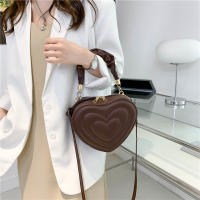 Bolsos de Hombro de Moda para Verano en Forma de Corazón para Mujeres Bolsos Bandolera de Cuero PU Vintage Casual Bolsos de Mano con Forro de Poliéster - details 13