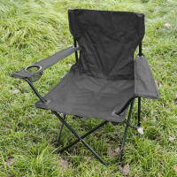Silla de camping plegable, silla de pesca al aire libre con bolsa de transporte y reposabrazos, adecuada para picnics en la playa - details 3