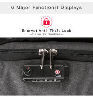 Mochila para Hombres Kingsons con Carga USB y Funcionalidad de Moda Resistente a la Fraudulencia para Laptops de 13 a 15 Pulgadas - details 6