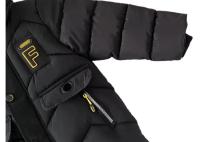 Boys Jacket Letter Winter Keep Warm Fashion Lining With Plush Fur Collar Hooded Heavy Coat For Kids - details 7