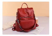 Mochila de cuero de alta calidad para mujer, bolso escolar para adolescentes y niñas, mochila de viaje de gran capacidad, nuevo diseño, 2022 - details 3