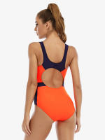 Bañador deportivo de una pieza para mujer, traje de baño para surfear, traje de baño para entrenamiento - details 3