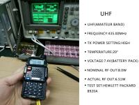Baofeng-walkie-talkie UV 5R de doble banda, 5W, 8W, Radio bidireccional, Vhf, Uhf, Radio FM, transceptor de mano para caza, 16KM - details 9