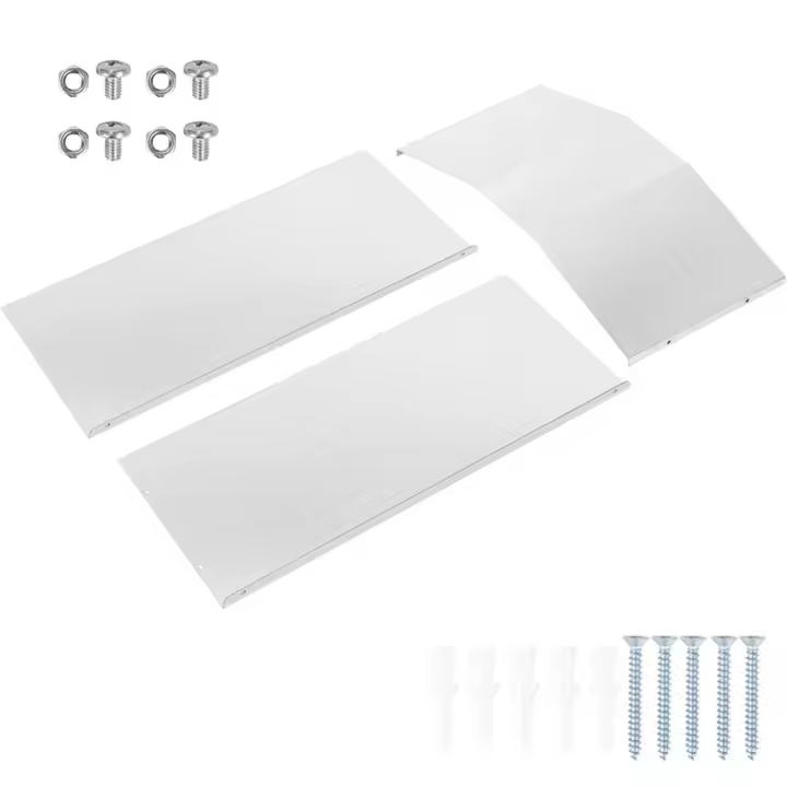Marquesina para ventana, marquesina para puerta, toldo para porche, marquesina transparente para puerta delantera de PC, 40 cm de ancho, protección - 1