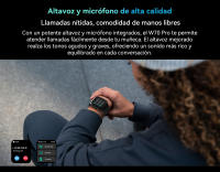 Blackview W70 Pro Sport Smartwatch, pantalla HD de 2.01'' TFT reloj inteligente resistente para exteriores con iluminación LED de emergencia, llamadas Bluetooth, brújula - details 15