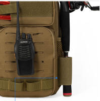 Bolsa táctica de pesca para el pecho con soportes para caña, para caza, escalada, Camping, caja Molle grande, almacenamiento, señuelo, riñonera deportiva - details 6