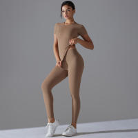 Hamidou Conjunto Deportivo Top de Yoga de Cintura Alta y Pantalones de Yoga - details 14