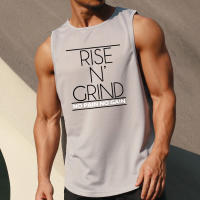 Men Tank Tops Gym Fitness Basketball Clothing Casual Fashion Solid Print Vest Summer Breathable Quick Dry Sleeveless Mesh Shirt - details 5