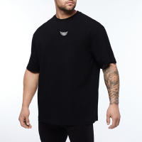 Oversized Men Short Sleeve Mesh T Shirt Loose Casual Street Hip Hop T-shirt Summer Brand Gym Fitness Bodybuilding Workout Tshirt - details 17