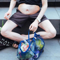 Bolso de Cinturón de Dinero Divertido para Hombre Bolso de Viaje Creativo en Color Piel Bolsa de Cintura Bolsa para Cerveza y Barriga Grasa Material de Liner Poliéster Temporada Primavera/Verano - details 13