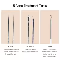 Aguja Visual inteligente para el acné, dispositivo de eliminación de acné Facial, limpieza de poros, instrumento de belleza, carga USB - details 11