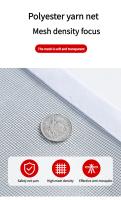 Mosquiteras autoadhesivas y reutilizables para ventanas, pantallas antimosquitos para ventanas, tul, malla lavable personalizable - details 14