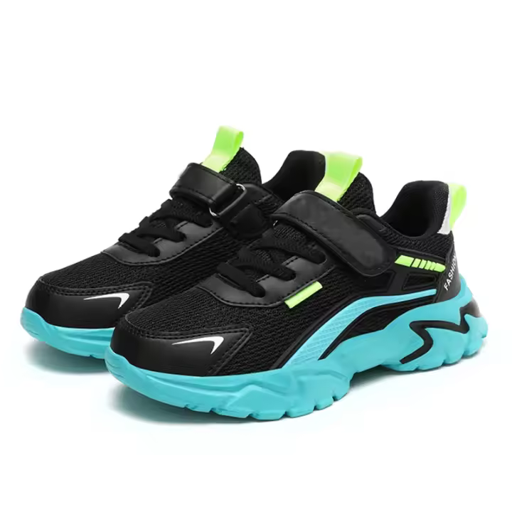 Zapatos informales para niños y niñas, zapatillas de malla transpirable, calzado deportivo para caminar, color rosa, estudiantes de verano, 40 - 1