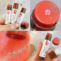 Labial de Fruta Bonita Color de Té de Melocotón Hidratante, Anti-seco, Fácil de Llevar - details 1