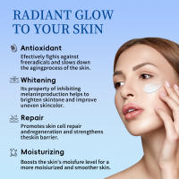 Crema facial de glutatión con ácido kójico, antioxidante suavizante, Reduce la melanina oscura, brillo hidratante, adecuado para hombres y mujeres - details 5