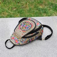 Mini mochila bordada para mujer, mochila con correa desmontable, bolso de pecho multifunción con una sola Correa - details 6