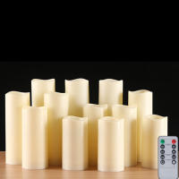 12x 4x Velas de batería LED sin llama para exteriores, impermeables, y temporizador remoto, lámpara de ambiente portátil para bodas, fiestas, eventos, bricolaje, decoraciones de iluminación para el hogar y la Oficina - details 0
