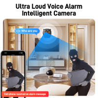 Icsee 5MP Wifi cámara de seguridad interior detección humana visión nocturna a Color cámara de videovigilancia CCTV cámara inteligente para Monitor de bebé en casa - details 3