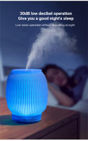 Humidificador de aire de aromaterapia, difusor de aceites esenciales ultrasónico eléctrico USB con luz LED nocturna colorida, linterna creativa - details 4